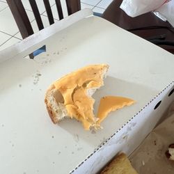 The Meltdown - Unmelted cheese