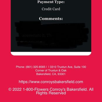 Conroy's Flowers Bakersfield - $200 for this? - Florists Near Me - Bakersfield, California