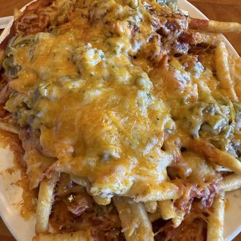 Indian Pueblo Kitchen - New Mexico Chile Fries $10 - New American Near Me - Albuquerque, New Mexico