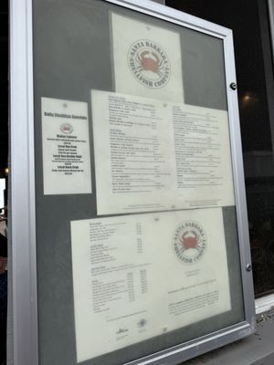 Menu photo 1 Santa Barbara Shellfish Company Santa Barbara, CA