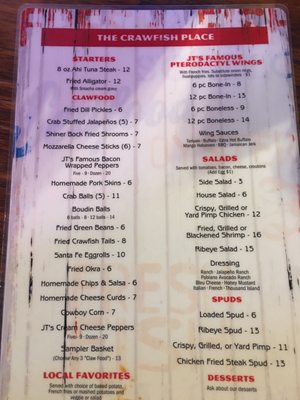 Menu photo 7 The Crawfish Place Anahuac, TX Menu photo 7 The Crawfish Place Anahuac, TX