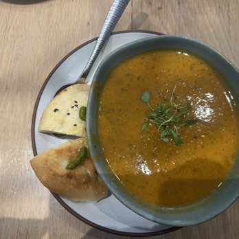 Hummus Mediterranean Kitchen - Red lentil soup 10/10 - Mediterranean Near Me - Palo Alto, California Hummus Mediterranean Kitchen - Red lentil soup 10/10 - Mediterranean Near Me - Palo Alto, California