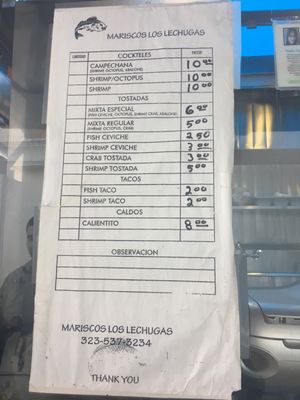 Menu photo 5 Mariscos Los Lechugas Los Angeles, CA Menu photo 5 Mariscos Los Lechugas Los Angeles, CA