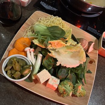 Tabu Shabu - Costa Mesa - vegetable portions - Japanese Near Me - Costa Mesa, California