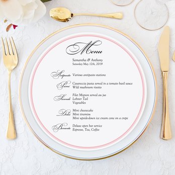 Logie Paperie - Circle Menu Cards - Cards & Stationery Near Me - Cambridge, Ontario