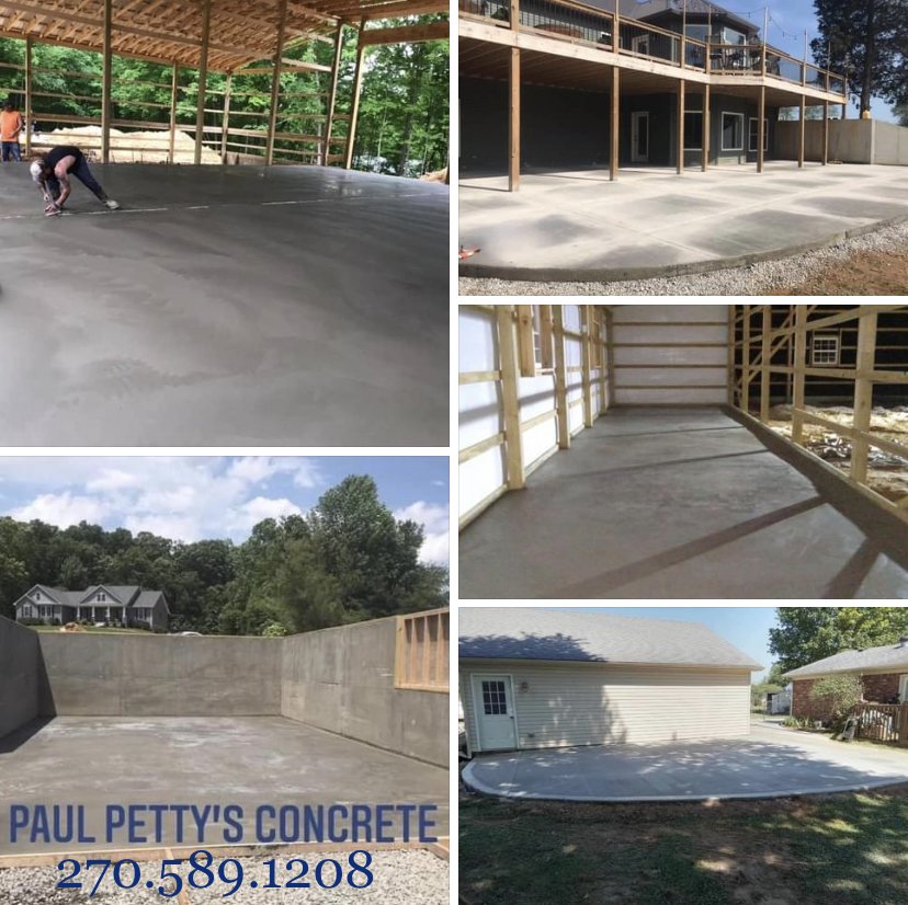 PAUL PETTY’S CONCRETE Updated August 2024 Leitchfield, Kentucky