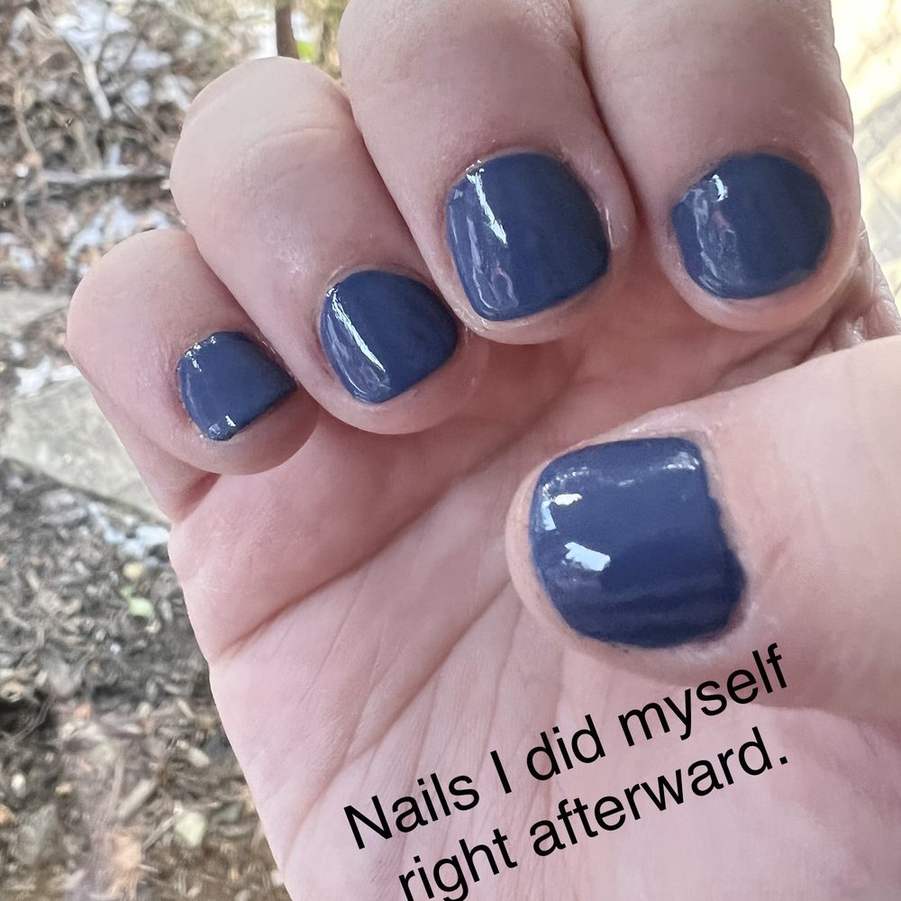 ESSENTIAL NAIL BAR - Redid my nails myself when I got home. - Nail Salons Near Me - Birmingham, Michigan
