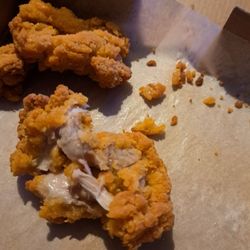 Papa John's Pizza - Raw chicken from papa johns