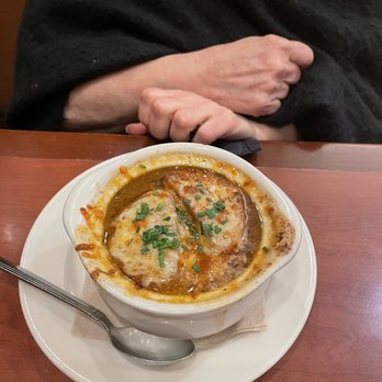 Bazille - French Onion Soup - New American Near Me - Canoga Park, California Bazille - French Onion Soup - New American Near Me - Canoga Park, California