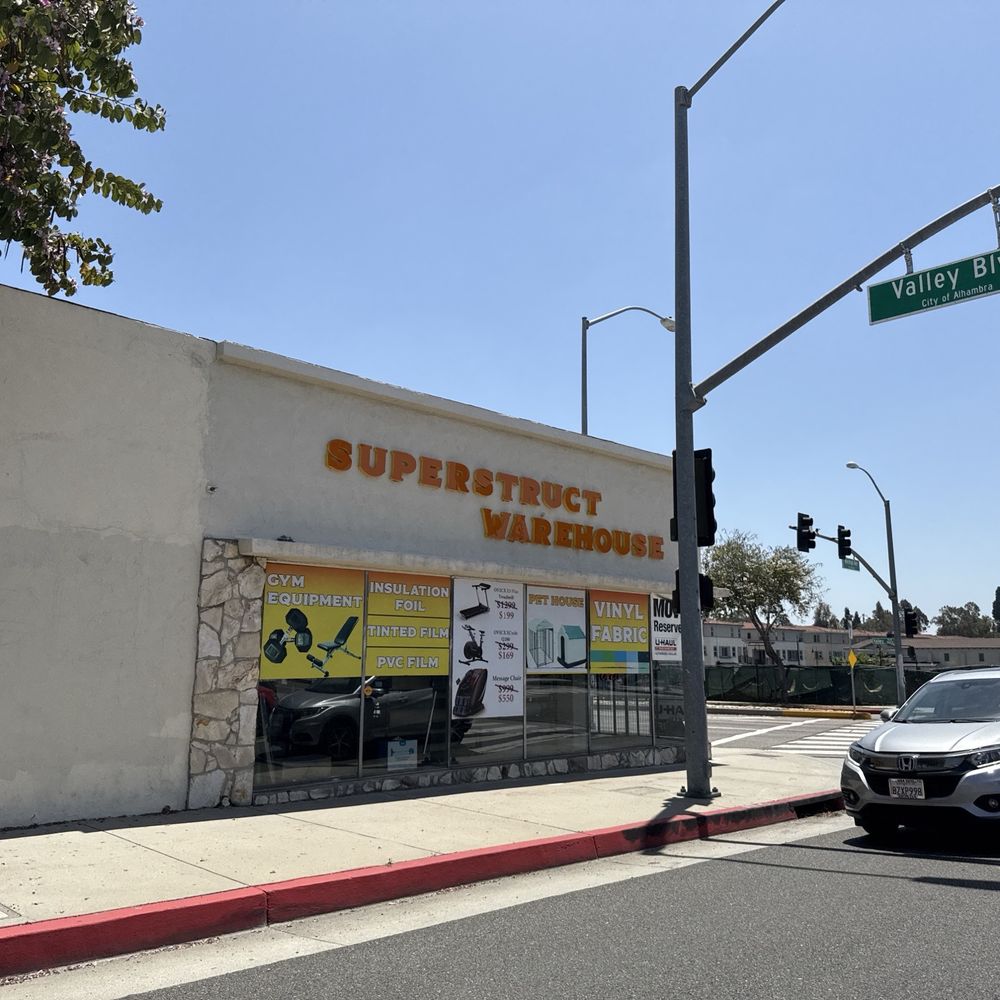Superstruct Warehouse - Picture from Marengo Ave. - Wholesale Stores Near Me - Alhambra, California