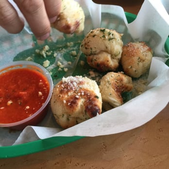 Two Brothers From Italy - Garlic knots. Complimentary. Yummy - Pizza Near Me - Vista, California