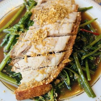 Ler Lers - Pak Boong Moo Krob - Thai Near Me - Brooklyn, New York
