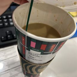 This is honestly disappointing Looks like someone took a big drink out of my Venti Starbucks This is so ridiculous This is honestly disappointing Looks like someone took a big drink out of my Venti Starbucks This is so ridiculous