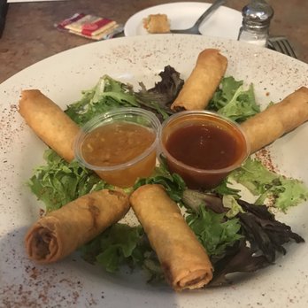 State Street Grille - Korean Egg Rolls - half have already been eaten- chili sauce is yummy - New American Near Me - Bunnell Florida, Florida State Street Grille - Korean Egg Rolls - half have already been eaten- chili sauce is yummy - New American Near Me - Bunnell Florida, Florida