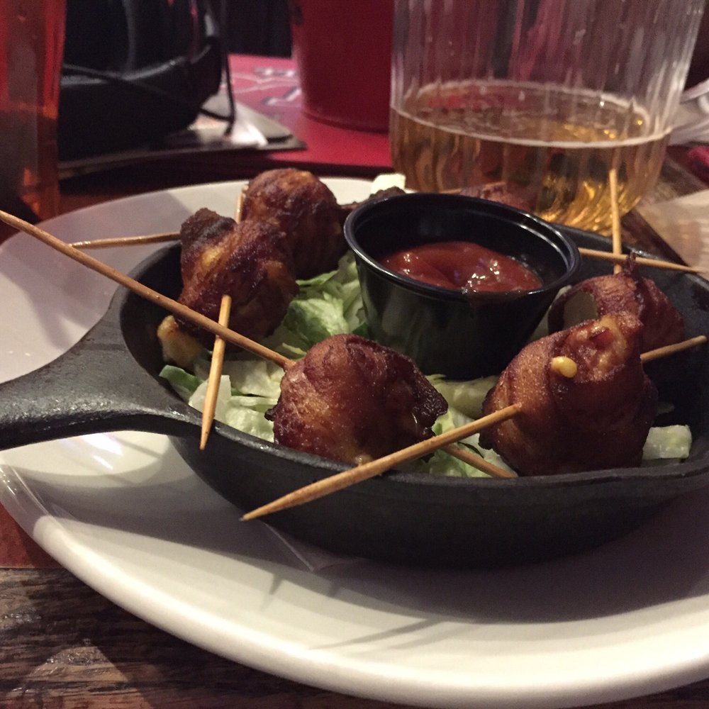 St. Louis Bar & Grill - Bacon wrapped macaroni n cheese - Chicken Wings Near Me - Toronto, Ontario St. Louis Bar & Grill - Bacon wrapped macaroni n cheese - Chicken Wings Near Me - Toronto, Ontario