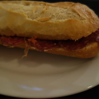 Molika - salami baguette. - Bakeries Near Me - Barcelona, B