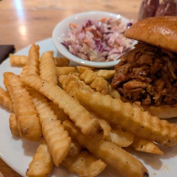 Writer's Bistro - BBQ sandwich - New American Near Me - Asheville, North Carolina Writer's Bistro - BBQ sandwich - New American Near Me - Asheville, North Carolina