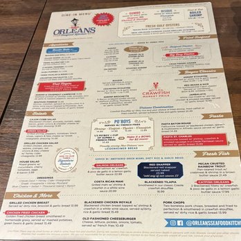 Orleans Seafood Kitchen - Menu - Seafood Near Me - Fulshear, Texas Orleans Seafood Kitchen - Menu - Seafood Near Me - Fulshear, Texas