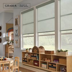 Bumble Bee Blinds of Littleton - Light filtering shades with a cordless lift, the perfect kid safe option!