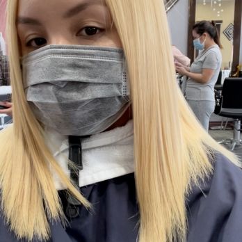 Blue Sky Hair - Bleach before color. This lift is too good. - Hair Salons Near Me - Garden Grove, California Blue Sky Hair - Bleach before color. This lift is too good. - Hair Salons Near Me - Garden Grove, California