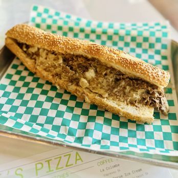 Peppi’s Pizza - Philly cheesesteak with onion and cooper sharp - Pizza Near Me - Miami, Florida