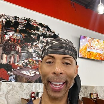 Taqueria Taxco - Me enjoying the space with a beautiful photo of Taxco Mexico. - Mexican Near Me - Dallas, Texas