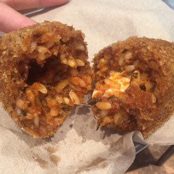 Trapizzino - free suppli (risotto ball) when checking in on yelp - Italian Near Me - New York, New York