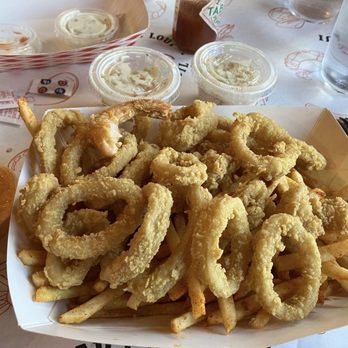 Cap't Loui - Fried calamari with cajun fries - Seafood Near Me - Cupertino, California