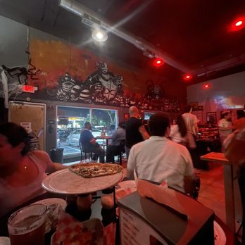 Strange Beast - Interior with DJ Rob C - Pizza Near Me - Miami, Florida Strange Beast - Interior with DJ Rob C - Pizza Near Me - Miami, Florida