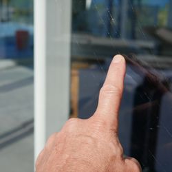 CC Surface Restoration - Removing scratches from glass. These are the post construction scratches left behind by unskilled clean up crew.