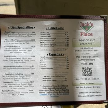 Jack's Place - Breakfast & Brunch Near Me - Alexandria, Virginia