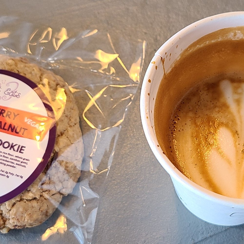 Alias Coffee - Cortado & Cookie - great combination. - Coffee & Tea Near Me - Troy, New York Alias Coffee - Cortado & Cookie - great combination. - Coffee & Tea Near Me - Troy, New York