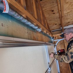 After Hours - Garage door installation in Big Lake, Minnesota.