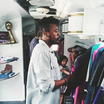 Red Rose Vintage - Customers shopping in our mobile vintage clothing store. - Used, Vintage & Consignment Near Me - Charleston, South Carolina Red Rose Vintage - Customers shopping in our mobile vintage clothing store. - Used, Vintage & Consignment Near Me - Charleston, South Carolina