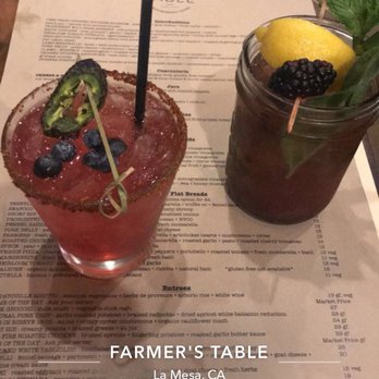 Farmer's Table - New American Near Me - La Mesa, California