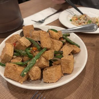 606 - Salt & Pepper Fried Tofu and String Beans - Hong Kong Style Cafe Near Me - San Francisco, California