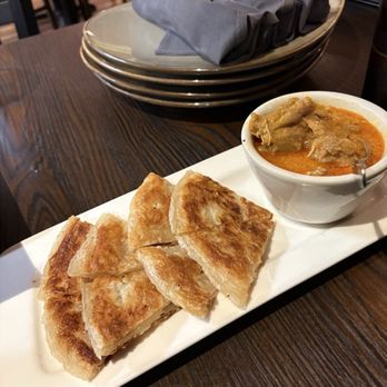 Burma Place - Palata with Chicken Curry Dip - Burmese Near Me - San Diego, California