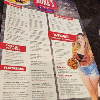 Duke's Brewhouse - a menu on a table - Sports Bars Near Me - Brandon, Florida Duke's Brewhouse - a menu on a table - Sports Bars Near Me - Brandon, Florida