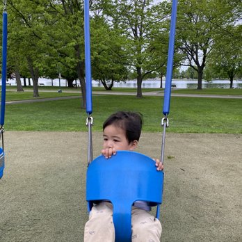 Riverside Park - My son on swing 2 - Parks Near Me - Neenah, Wisconsin