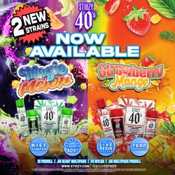 STIIIZY - Soma - NEW STIIIZY 40s Series MAGIC MELON and STRAWBERRY MANGO