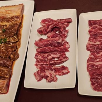 BBQ Garden Korean Restaurant - Galbi combo(Marinated Galbi, Beef Rib Finger, Fresh Galbi) - Korean Near Me - Houston, Texas BBQ Garden Korean Restaurant - Galbi combo(Marinated Galbi, Beef Rib Finger, Fresh Galbi) - Korean Near Me - Houston, Texas