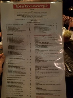 Menu photo 6 Bistronomic Chicago, IL