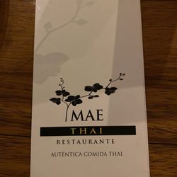 Gluay Maai Thai - Menu Front.
