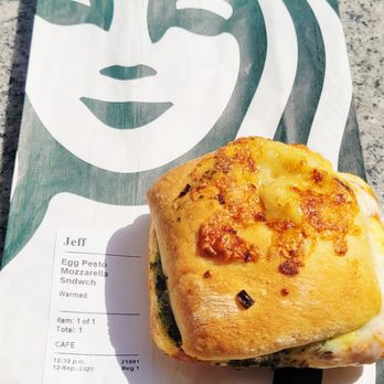 Starbucks - Egg Pesto Mozzarella Sandwich $5.75CAD (09/12/25). @Starbucks @Destination_Toronto @Canada #Coffee #Pastries - Coffee & Tea Near Me - Toronto, Ontario Starbucks - Egg Pesto Mozzarella Sandwich $5.75CAD (09/12/25). @Starbucks @Destination_Toronto @Canada #Coffee #Pastries - Coffee & Tea Near Me - Toronto, Ontario