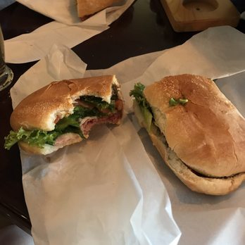 Rocky Mountain Deli - Prosciutto and mozzarella the Cuban (far). - Sandwiches Near Me - Estes Park, Colorado