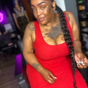 Ikonic Dimensions Salons & Boutique - Frontal ponytail/ extended feed in braid.... - Hair Extensions Near Me - Clinton, Maryland Ikonic Dimensions Salons & Boutique - Frontal ponytail/ extended feed in braid.... - Hair Extensions Near Me - Clinton, Maryland