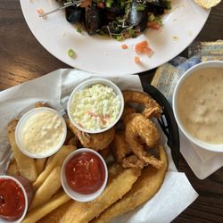 The Old Bag of Nails Pub - Shrimp and Fish Platter