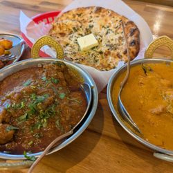 Delhi 6 - Delicious Delhi 6 Lamb Curry & Chicken Malabar & kulcha bread