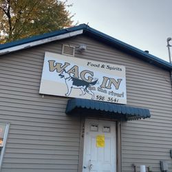 The Wag In on the River - Sign