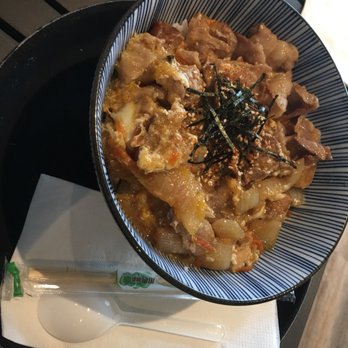 Komeya Cafe - Pork slice modification of oyakodon - Japanese Near Me - Markham, Ontario Komeya Cafe - Pork slice modification of oyakodon - Japanese Near Me - Markham, Ontario